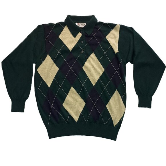 PRINGLE OF SCOTLAND Other - Pringle of Scotland Wool Argyle Sweater Men’s Size EU 40